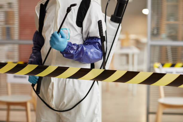 Professional Biohazard Cleanup technician working in Stafford, TX